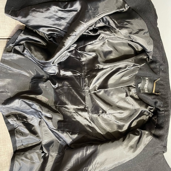 EXPRESS PEA COAT(black) - Picture 3 of 3